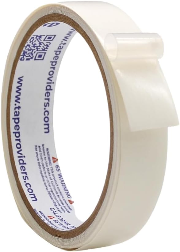 WOD SPT7A UHMW Polyethylene Transparent Film Slick Tape, 3/4 inch x 10 ft. by WODTape