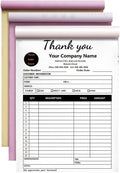 Personalized Invoice Book Custom 2 Part/3 Part Receipt Book Quote Estimate by BFHEFGSUU