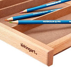 kingart wood 6-drawer artist supply storage box, 15-3/4”, package contents