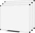 VIZ-PRO Magnetic Dry Erase Board, 48 X 24 Inches, 3 Pack by VIZ-PRO