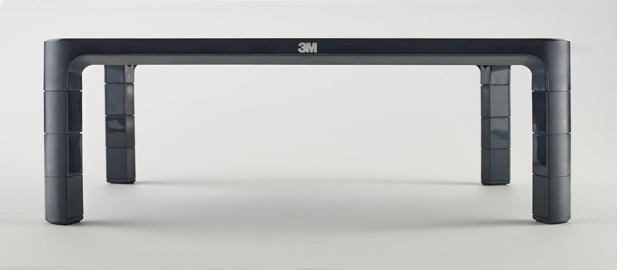 3M Adjustable Computer Monitor Stand, 16 in x 12 in x 13.6 in