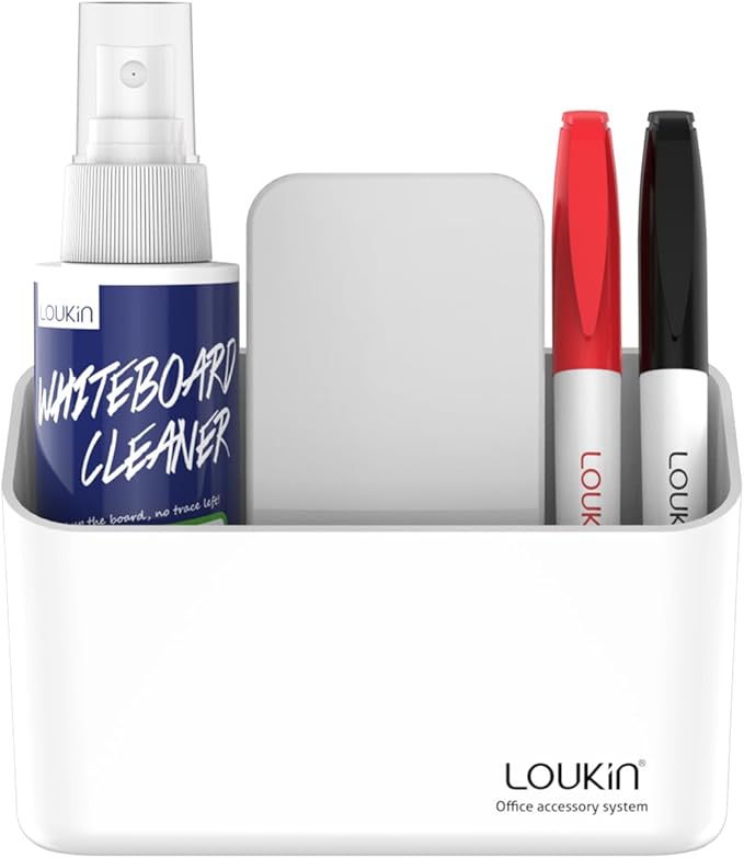 loukin Magnetic Marker Holder Set, Dry Erase Marker Holder, Dry Erase Accessory by LOUKIN