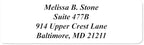 White Personalized Return Address Labels - Image 5