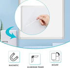 DEVELOP Large Grey Felt Bulletin & Magnetic Dry Erase Combo Board, 60 x 36 Inch - Image 6
