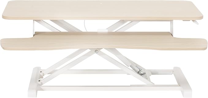 VIVO 36 inch Desk Converter, K Series, Height Adjustable Sit to Stand Riser by VIVO