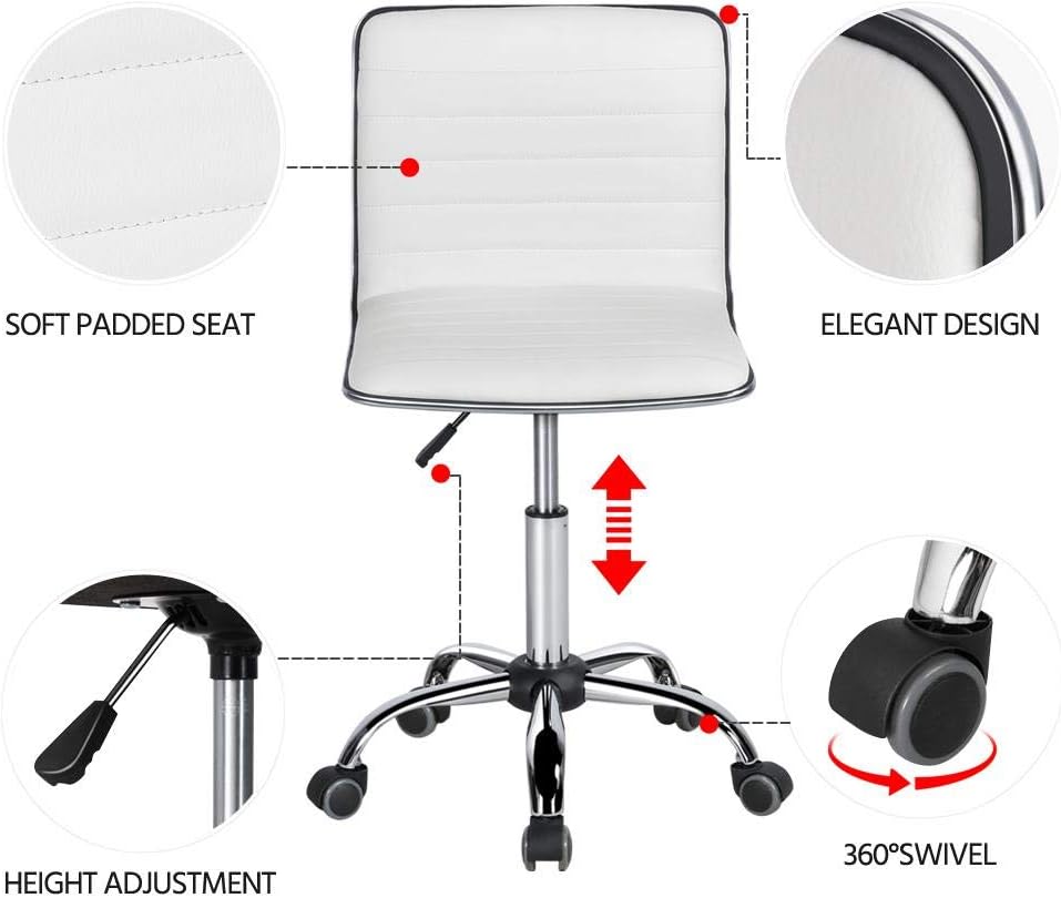 Yaheetech L-Shaped Corner White Desk and White Chair | USB ports, storage drawer and shelf, space-saving corner fit, modern style, sturdy frame, for home office or gaming.