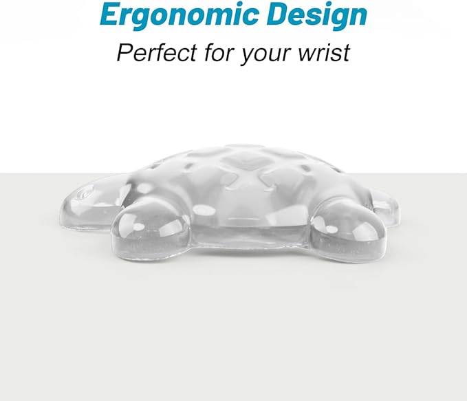 Lucocia Silicone Gel Mouse Wrist Rest, Cute Turtle Shape Ergonomic Elbow Mouse - Image 5