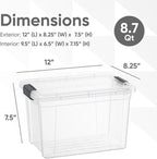 Superio Clear Storage Boxes - Image 2