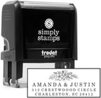 Custom Floral Address Stamp | Choose from 12 Designs | Multiple Ink Color by 904Custom