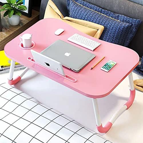 Laptop Desk Foldable Bed Table, Portable Lap Desk Laptop Bed Tray Table with ...