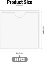 36 Pack Adhesive 3.5" x 3.5" Index Card Pockets - Image 2