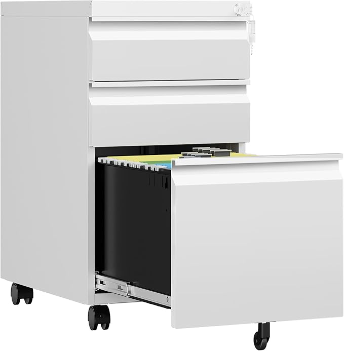 AFAIF 3 Drawer Mobile File Cabinet by AFAIF