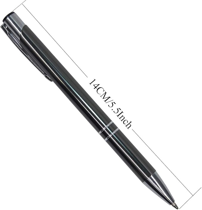 HH-STUDIO CUSTOM 50 Promotional Metal Ballpoint Pen Engraved - Image 3