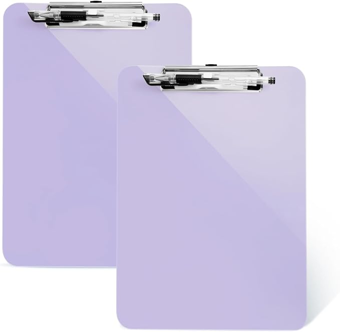 TFDLCG zm 2 PCS Purple Clipboard by TFDLCGzm