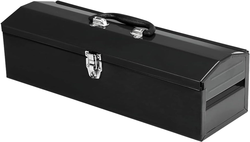 19" portable tool box, metal tool box, ideal, main product view