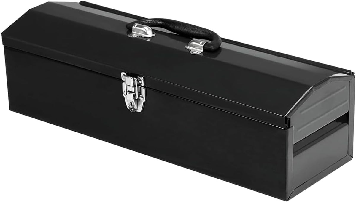 19" portable tool box, metal tool box, ideal, main product view