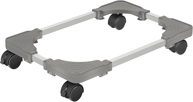 Liitrton Mobile CPU Stand with 4 Locking Casters, Ventilated PC Tower Stand by Liitrton