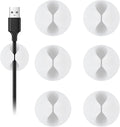Shintop Cable Clips, 6 Pack White Cord Holder Cable Management Wire Organizer by Shintop