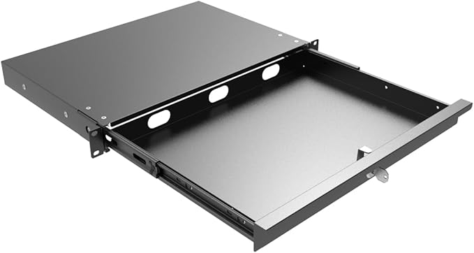 QiaoYoubang 1U Server Cabinet Case 19 Inch Rack Mount Lockable Drawer by Followme