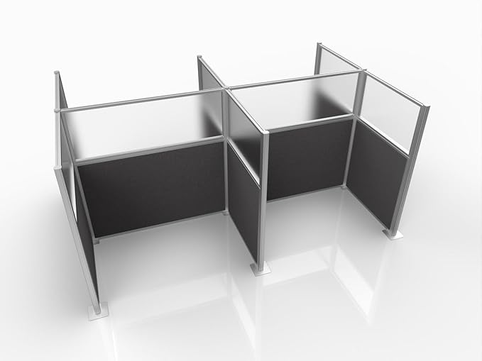 Versare Hush Panel Cubicle Kit | Workstation Partition Walls | Sound Dampening by VERSARE