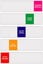 Office Door Sign, Do Not Disturb/Please Knock/Out of Office/in a - Image 9