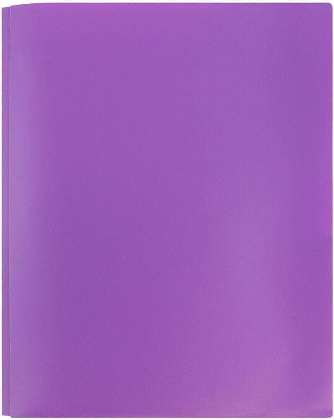 JAM PAPER Plastic 2 Pocket POP Folders - Image 4