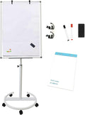 Mobile Dry Erase Board – 36x24 inches Height Adjustable Magnetic Portable by Boardest
