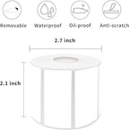 1×2 Inch White Removable Thermal Labels, Waterproof Thermal Label, 800 Sheets - Image 2