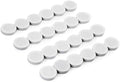 Bullseye Office 24 Round White Fridge Magnets, Button Shaped, Small Colorful by BullseyeOffice