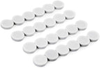 Bullseye Office 24 Round White Fridge Magnets, Button Shaped, Small Colorful by BullseyeOffice