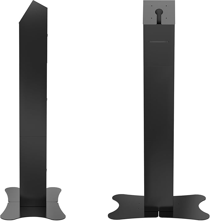 CTA Digital Kiosk with Printer Shelf VESA Compatible Floor Stand Kiosk with by CTA+Digital