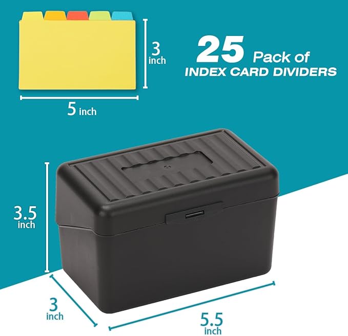H4D Index Card Holder 3x5 Inches - Image 3