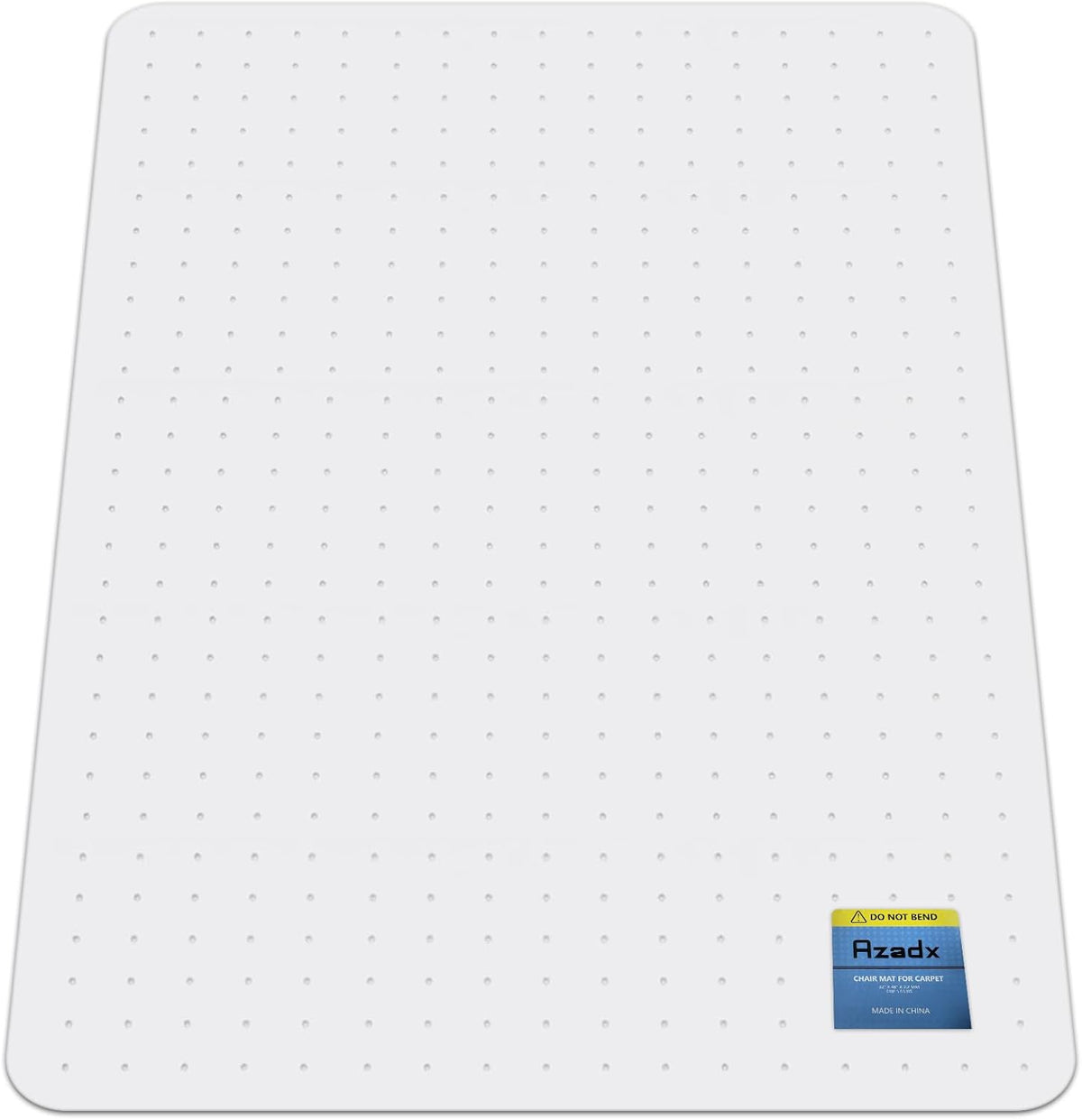 Azadx Heavy Duty Office Chair Mat for Carpet 32" x 48" Hard Material