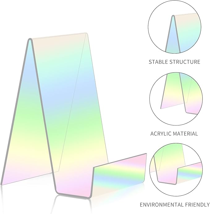 ZOEY Acrylic Book Stand with Ledge - Image 4