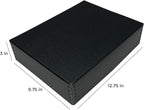 Lineco Museum Archival Storage Box, 9.75x12.75x3 in. Drop Front Design. - Image 3