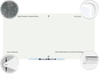 Magnetic Glass Whiteboard 6' x 3', Large Glass Dry Erase Board 70 x 35 Inches - Image 2