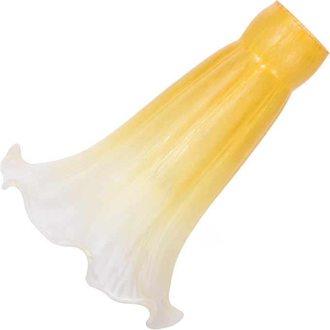 Bieye LS19S Lily Flower Blown Glass Lampshade by Bieye