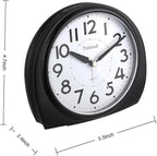 Tinload 5.5" Large Analog Alarm Clock Silent Non Ticking, Gentle Wake, Beep - Image 3