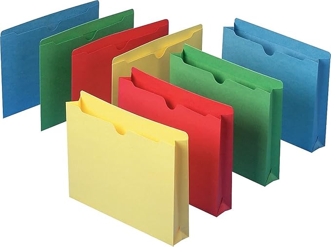 Smead File Jacket, Reinforced Straight-Cut Tab, Flat-No Expansion, Letter Size - Image 4