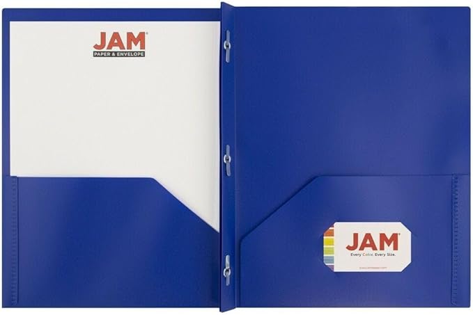 JAM PAPER Plastic Color Pop Folders - Image 5