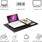 KINGFOM Desk Pad & Mat 24" x 18" Protector Large Mouse Pad PU Leather - Image 7