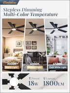 fanbulous 52 inch ceiling fan with light, low, close-up detail