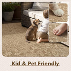 montvoo-2x6 ft indoor outdoor runner rugs for entryway, front angle view