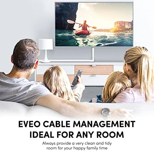 EVEO Cable Hider Wall 306” - Cable Raceway Cord Hider - Wire Covers for Cords...