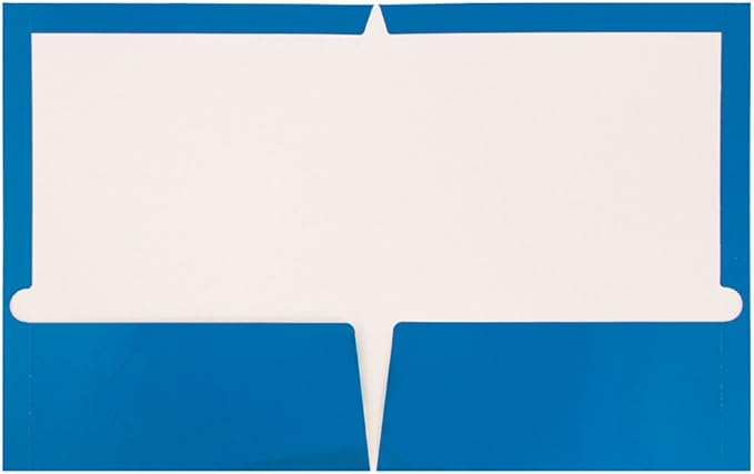 JAM PAPER Laminated Two Pocket Glossy School Folders - Image 2
