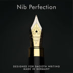Wordsworth & Black Fountain Pen Set, Luxury Bamboo Wood - Image 4