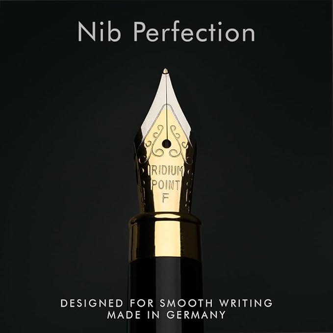 Wordsworth & Black Fountain Pen Set, Luxury Bamboo Wood - Image 4