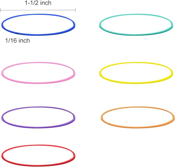 JIKIOU Multicolor Rubber Bands for School Home Office - Image 3