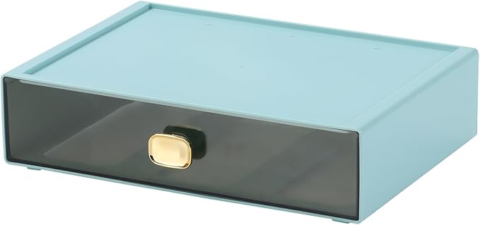 OSteed Spacious Desktop Storage Box, 1 Large Storage Drawer, Stackable Office by OSteedWares