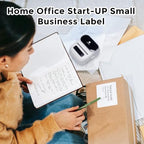 Phomemo 3 Roll 2.36"x 1.57" Thermal Sticker Label, 180 Labels/Roll | Compatible with M220,M250,M260,M200,M221 Printer,Strong Permanent Adhesive,for Customer Mailer,Address,Business Letter